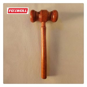High Quality Wooden Judge Wooden Hammer Crafts-foxwoll