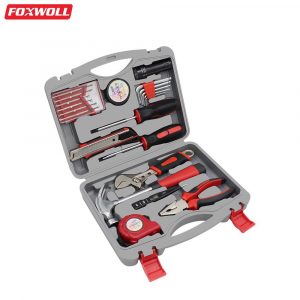Hand Tool 22pcs Set Wrench Pliers Hammer Knife Hex Key-foxwoll