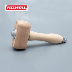 Wooden Hammer Installation DIY Leather Carving Hammer-foxwoll