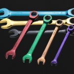 Ratchet wrench dual-use color wrench set hardware tool-foxwoll