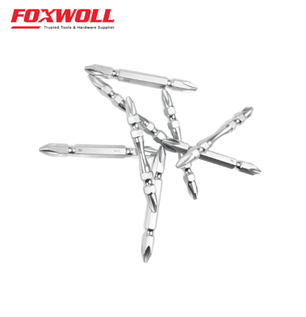11PCS Double End Phillips Slotted S2 Screwdriver Bits-foxwoll