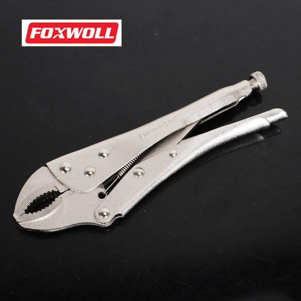 Locking Pliers Adjustable Curved Jaw Grip Pliers-foxwoll