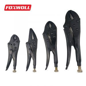 Locking Pliers Curved Jaw Long Nose Vise pliers-foxwoll