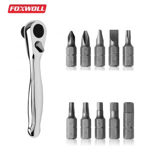 Multifunction Hand Tool Ratchet Wrench S2 Material Bits-FOXWOLL