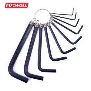 10 Wrenches Industrial Grade Hex Key Wrench Set- foxwoll