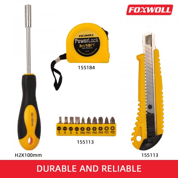 Combination Tool Set with Nut driver Tap measure- foxwoll