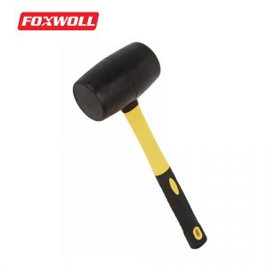 Rubber Mallet Hammer with Soft TRP Handle-foxwoll