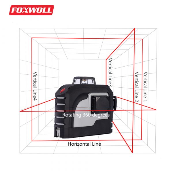High Precision Automatic Self Leveling 12 line 3d Laser Level Green Cross Line Laser Level-foxwoll