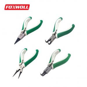 4 Pcs Mini Snap Ring Pliers Set for Ring Remover Retaining-foxwoll
