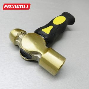 ball peen hammer Stubby Brass Hammer-FOXWOLL-1 (5)