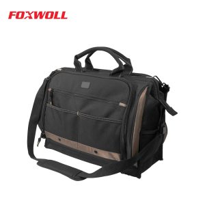 Custom Tool Bag Leather Craft Multi Compartment 50 Pocket -foxwoll