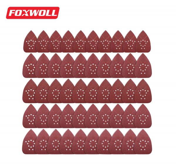 mouse sander pads 12 Hole Sandpaper-foxwoll