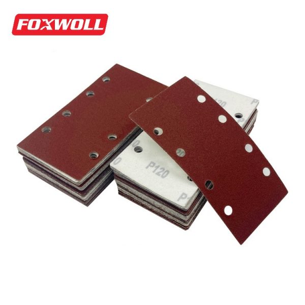 Sandpaper Rectangle 8 Holes Sand paper-foxwoll