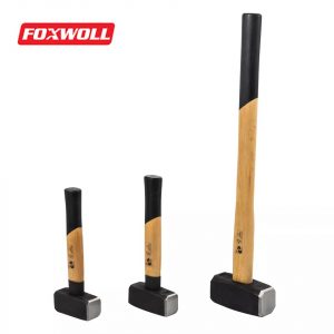 sledge hammer stone hammer with wood handle-foxwoll
