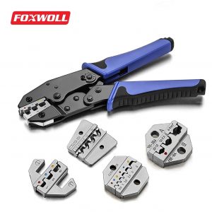 Wire Crimping Tool Set Ratcheting Wire Crimper-foxwoll