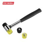 Rubber Mallet Hammer Dia.25mm Household Metal Mallet-foxwoll