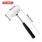Rubber Hammer Mallet Soft White Color Head-foxwoll